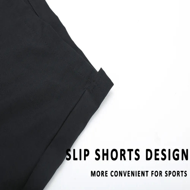 Men's 2-in-1 Shorts – Phone Pocket, Quick-Dry Running & Gym