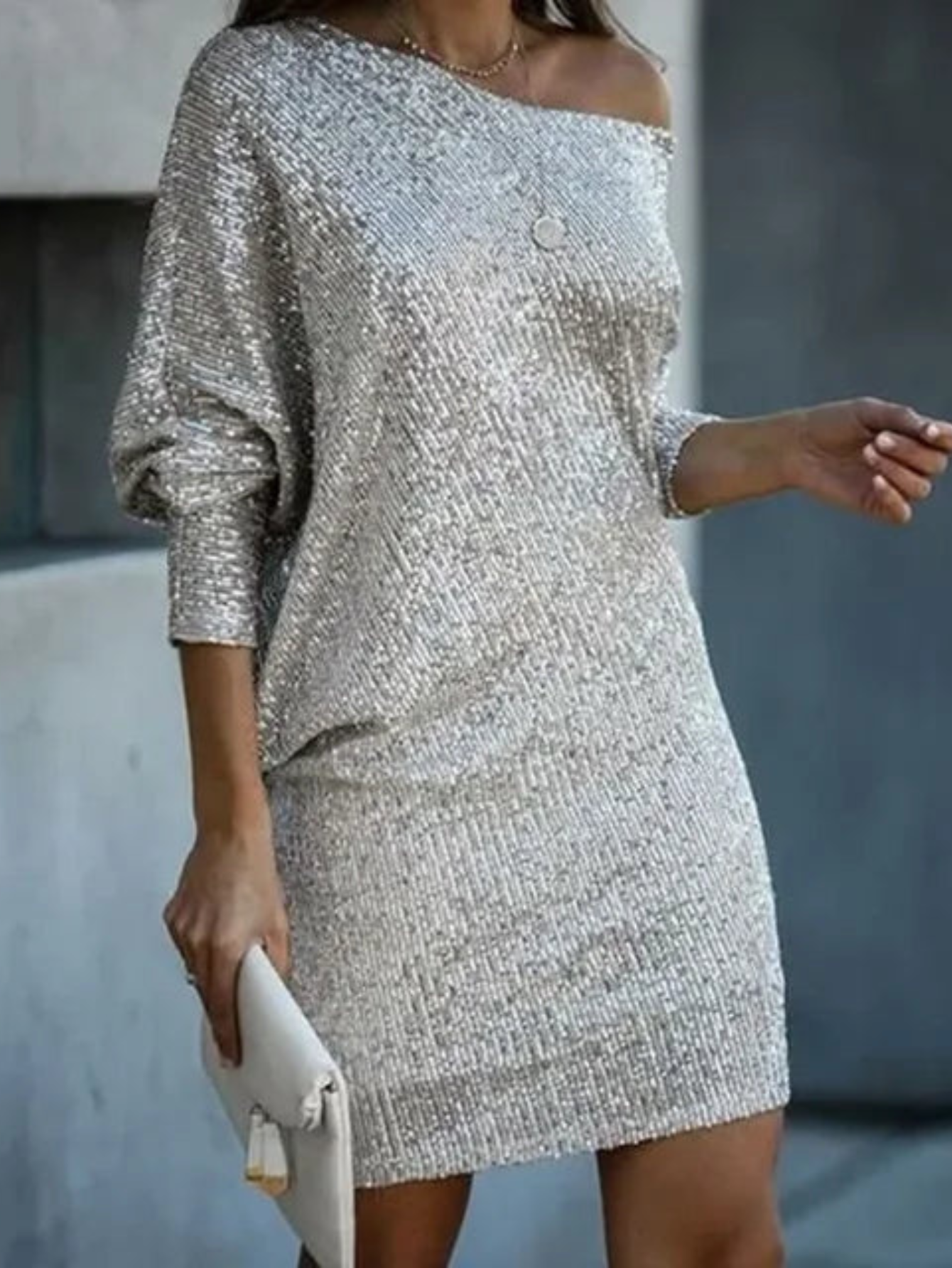 Women’s Sequin Mini Dress – All-Over Sparkle, Effortless Glam Party Look