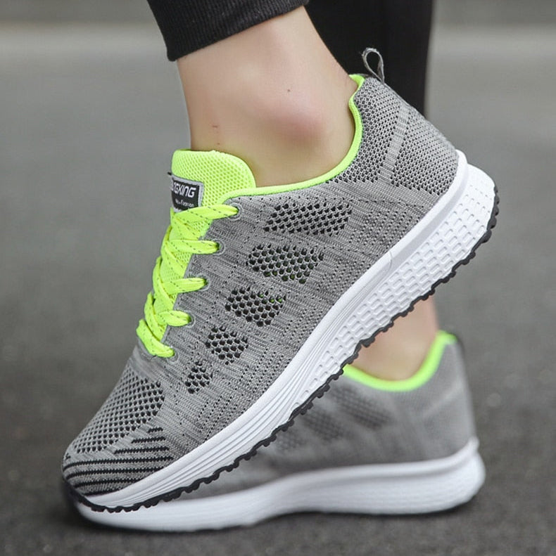 Womens Trainers – Breathable Mesh, Lightweight Casual Everyday Shoes