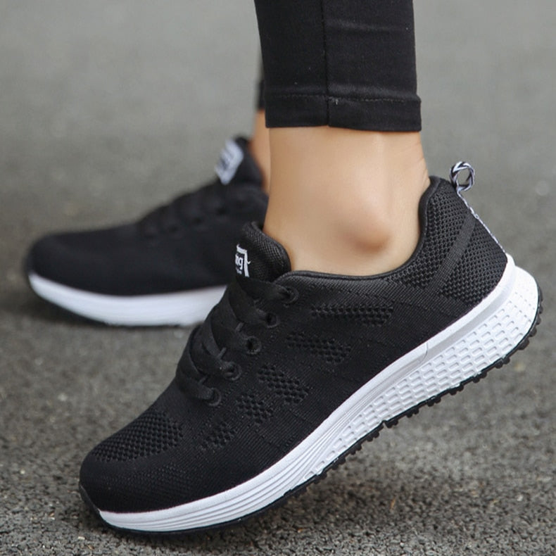 Womens Trainers – Breathable Mesh, Lightweight Casual Everyday Shoes