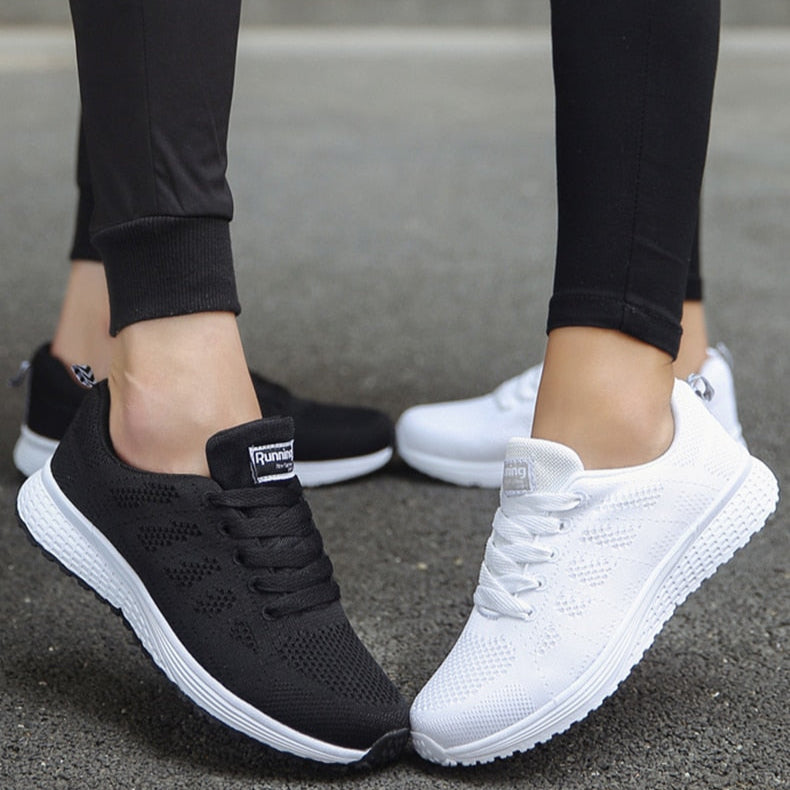 Womens Trainers – Breathable Mesh, Lightweight Casual Everyday Shoes
