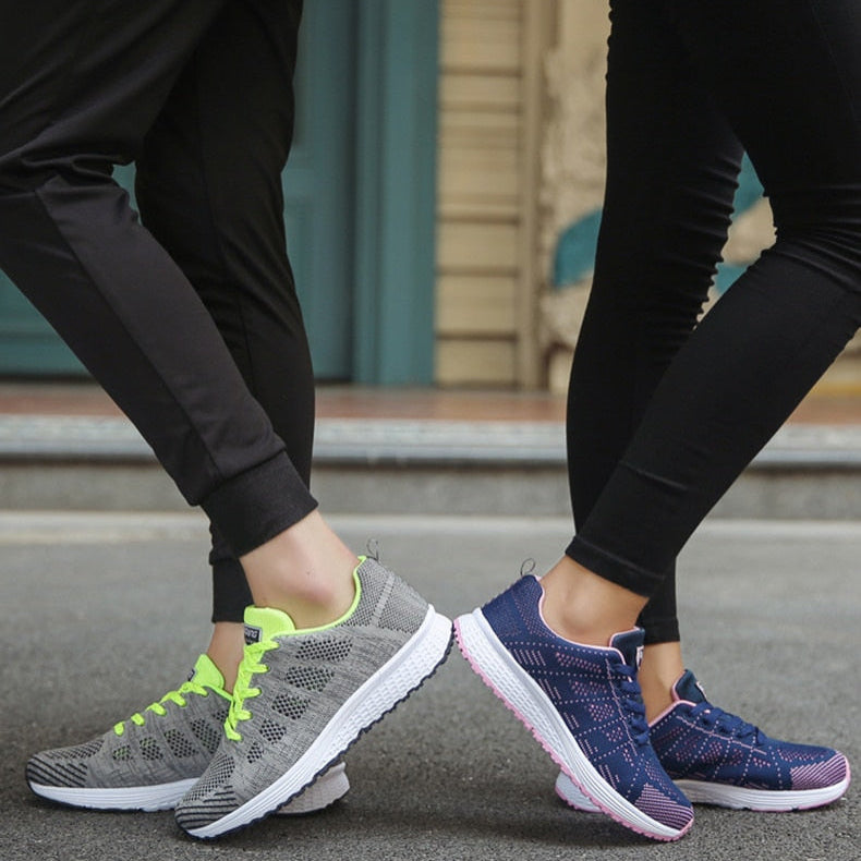 Womens Trainers – Breathable Mesh, Lightweight Casual Everyday Shoes