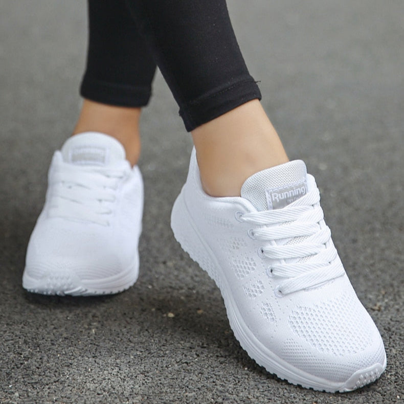 Womens Trainers – Breathable Mesh, Lightweight Casual Everyday Shoes