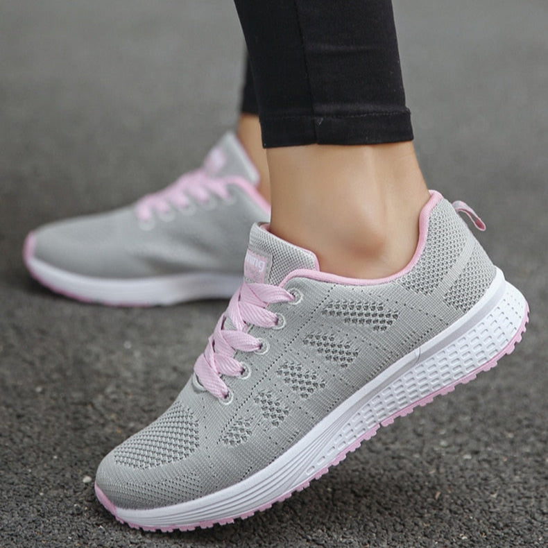Womens Trainers – Breathable Mesh, Lightweight Casual Everyday Shoes