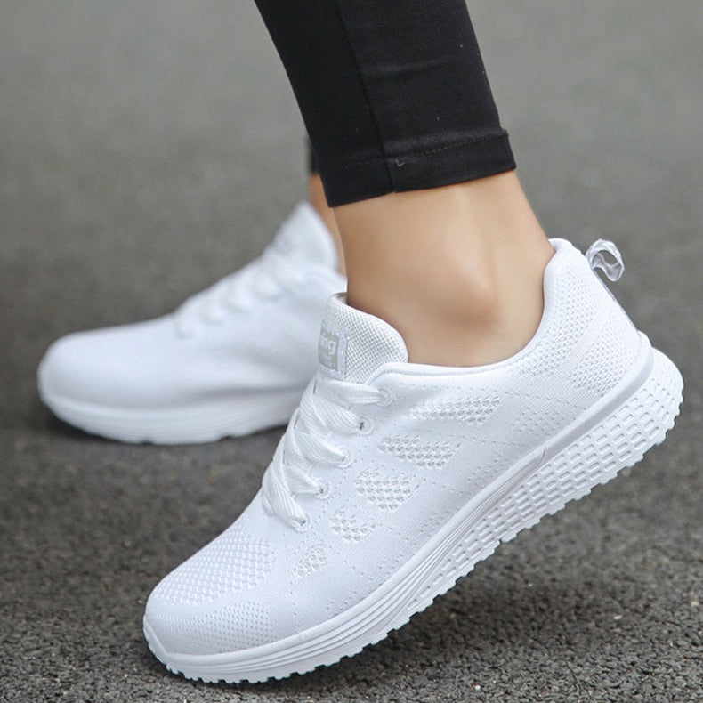 Womens Trainers – Breathable Mesh, Lightweight Casual Everyday Shoes