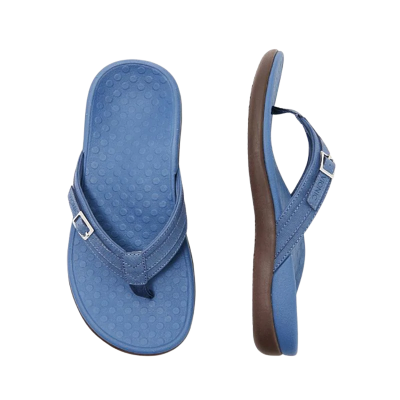 Women's Toe Post Sandals – Buckle Detail, Comfortable Summer Style