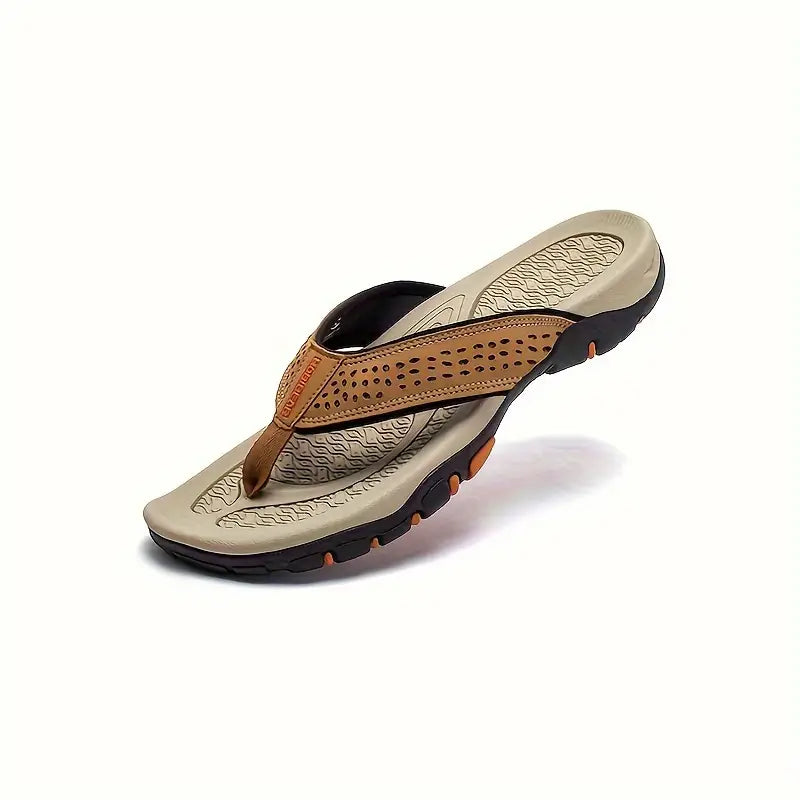 Men's Flip Flops – Cushioned Sole, Comfortable Summer Walking