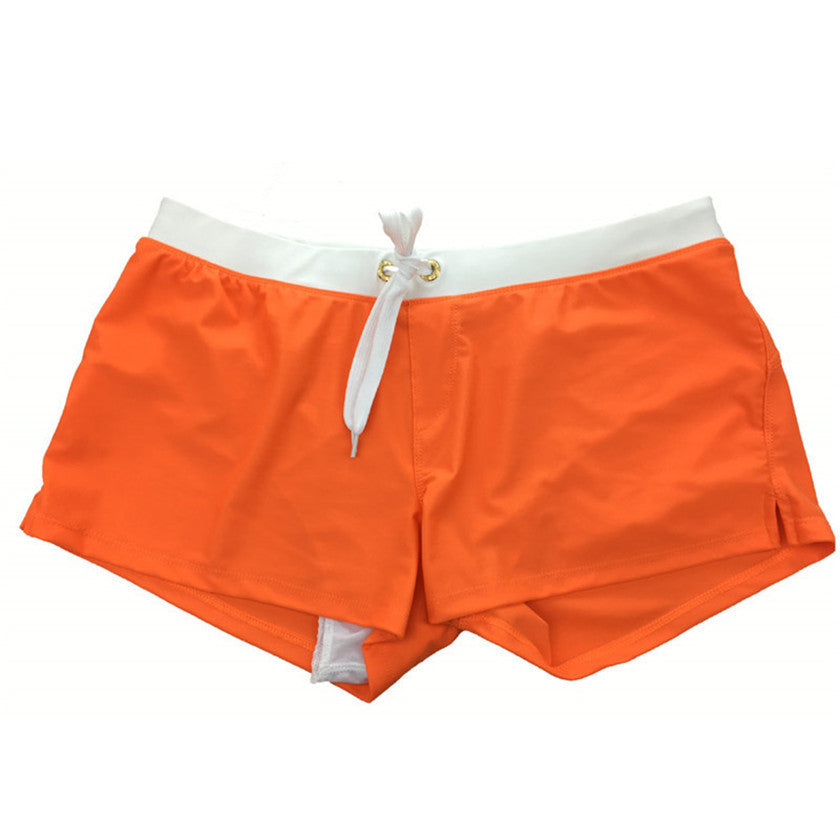 Men's Swim Shorts – Short Cut Trunks, Fitted Fashion Beachwear