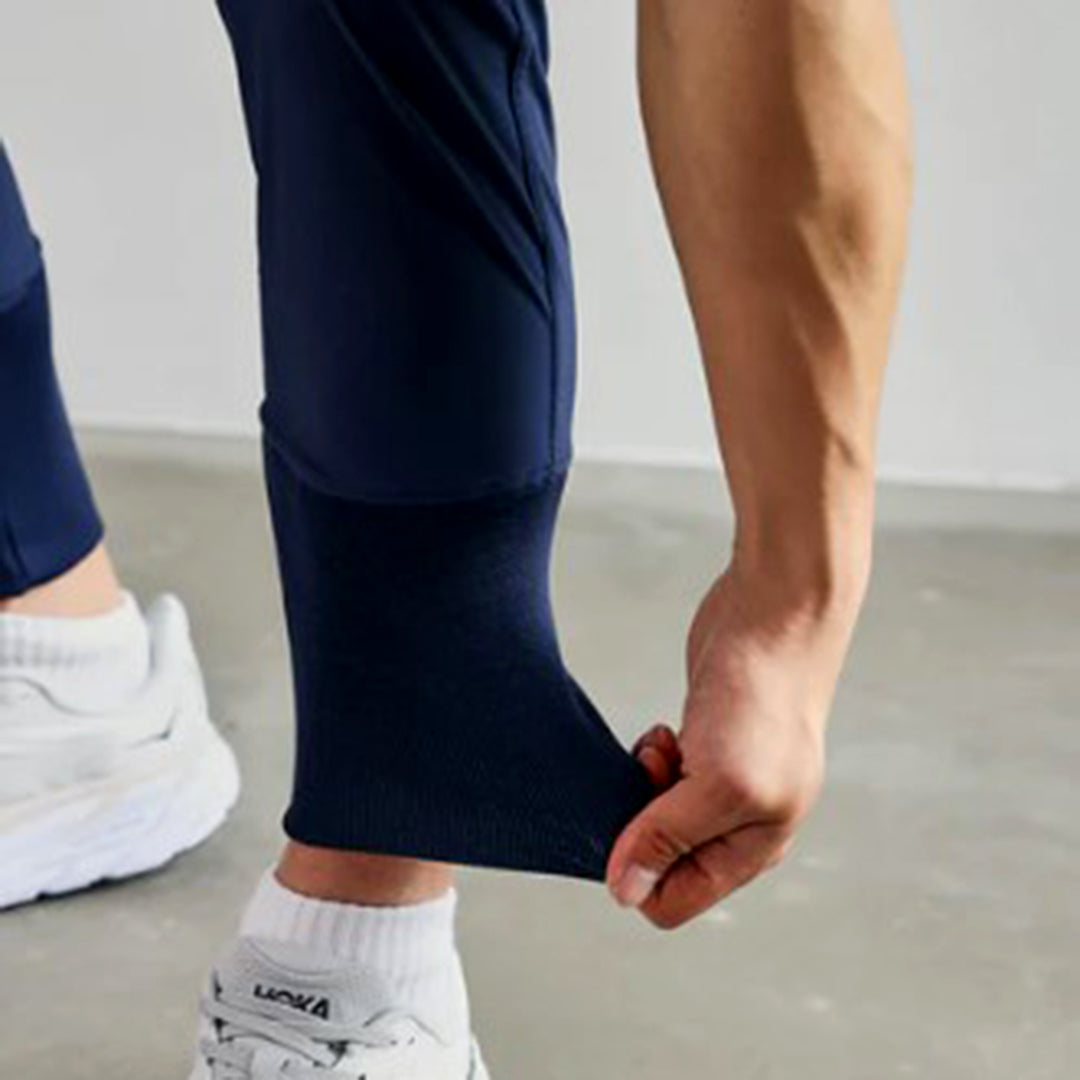 Men's Tech Trousers – Zipped Pocket, Tapered Fit Athleisure Wear