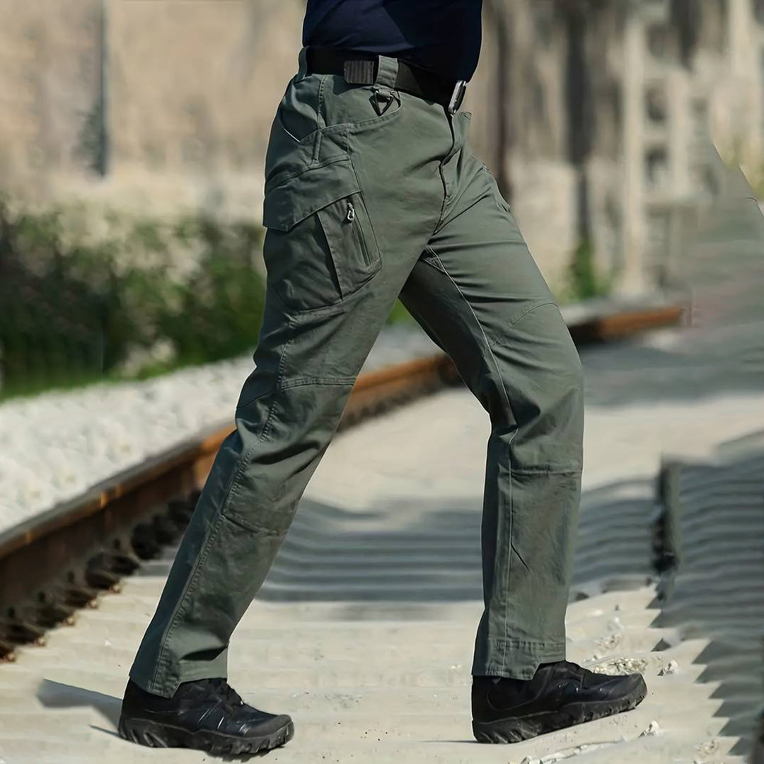 Men's Cargo Trousers – Water-Resistant Ripstop, Hard-Wearing Outdoor Workwear