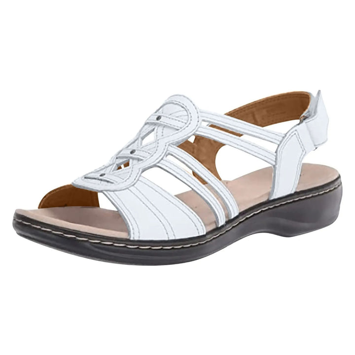 Women's Wedge Sandals – Strappy Peep Toe, Comfy Summer Shoes