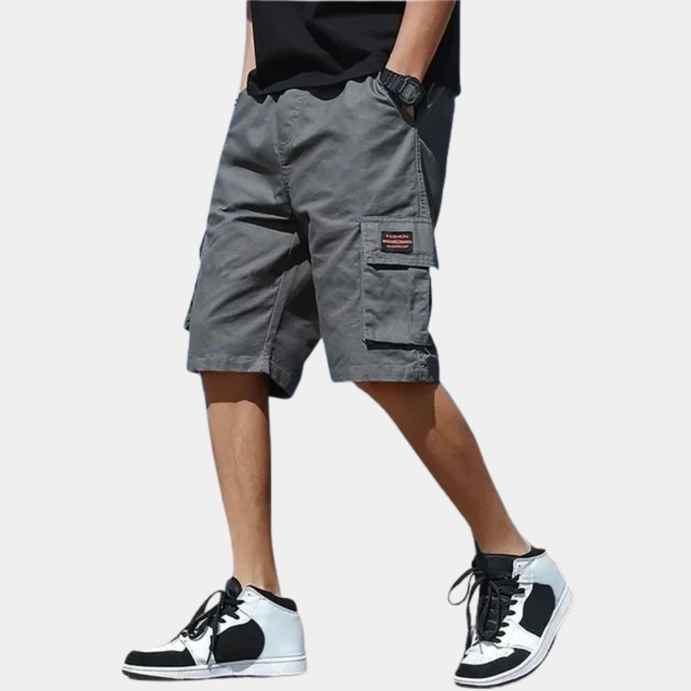 Men's Cargo Shorts – Multi-Pocket Cotton, Relaxed Fit Summer Wear