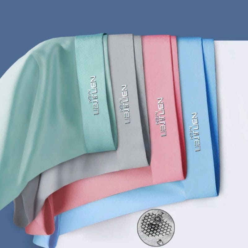 Men's Trunks – Cooling Ice Silk, Lightweight Summer Wear