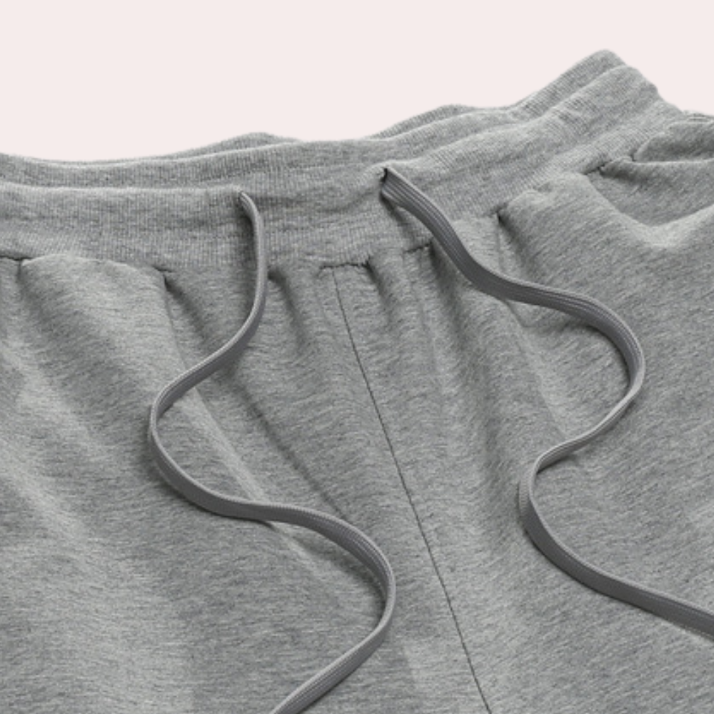 Men's Cotton Joggers – Drawstring, Straight Fit Loungewear Trousers