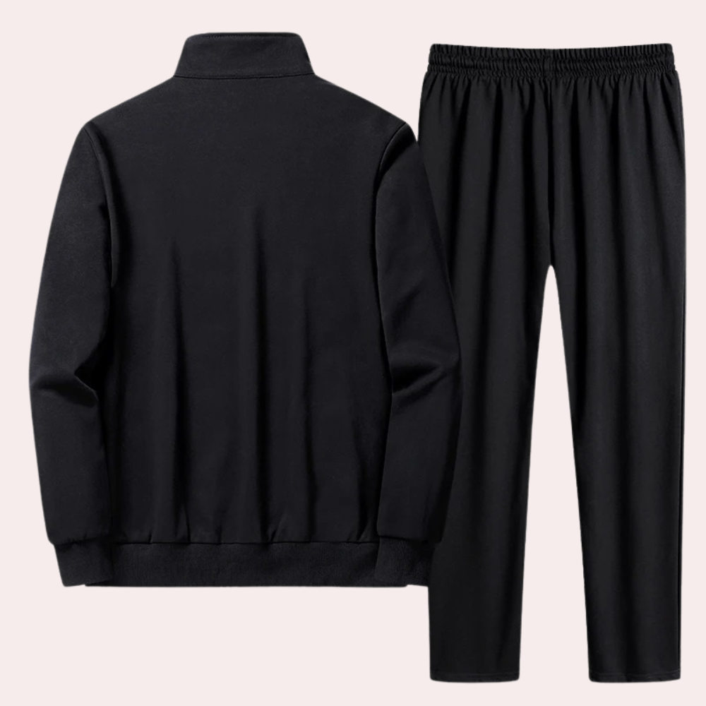 Men's Tracksuit – Funnel Neck, Lightweight Loungewear