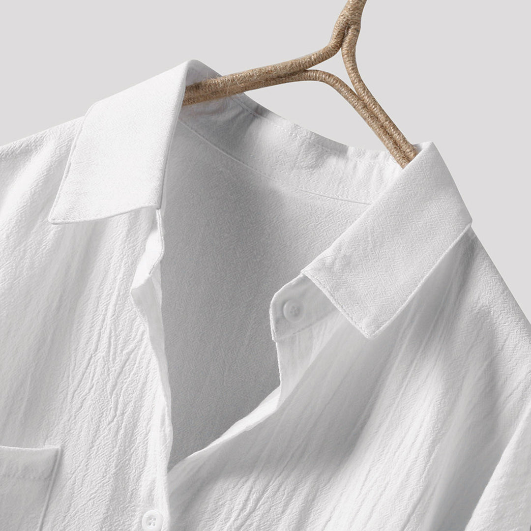 Women's Longline Shirt – Dipped Hem, Relaxed Fit Casual Blouse