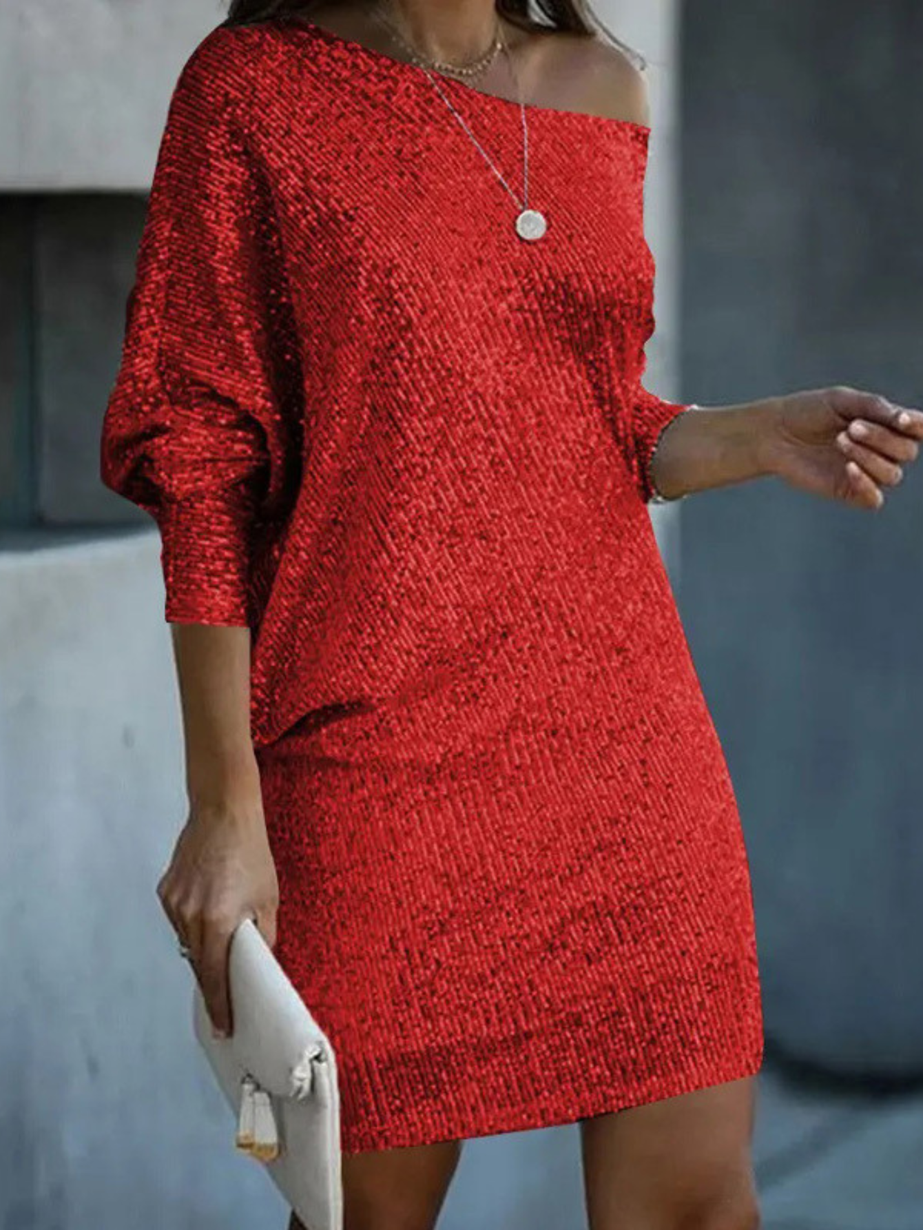 Women’s Sequin Mini Dress – All-Over Sparkle, Effortless Glam Party Look