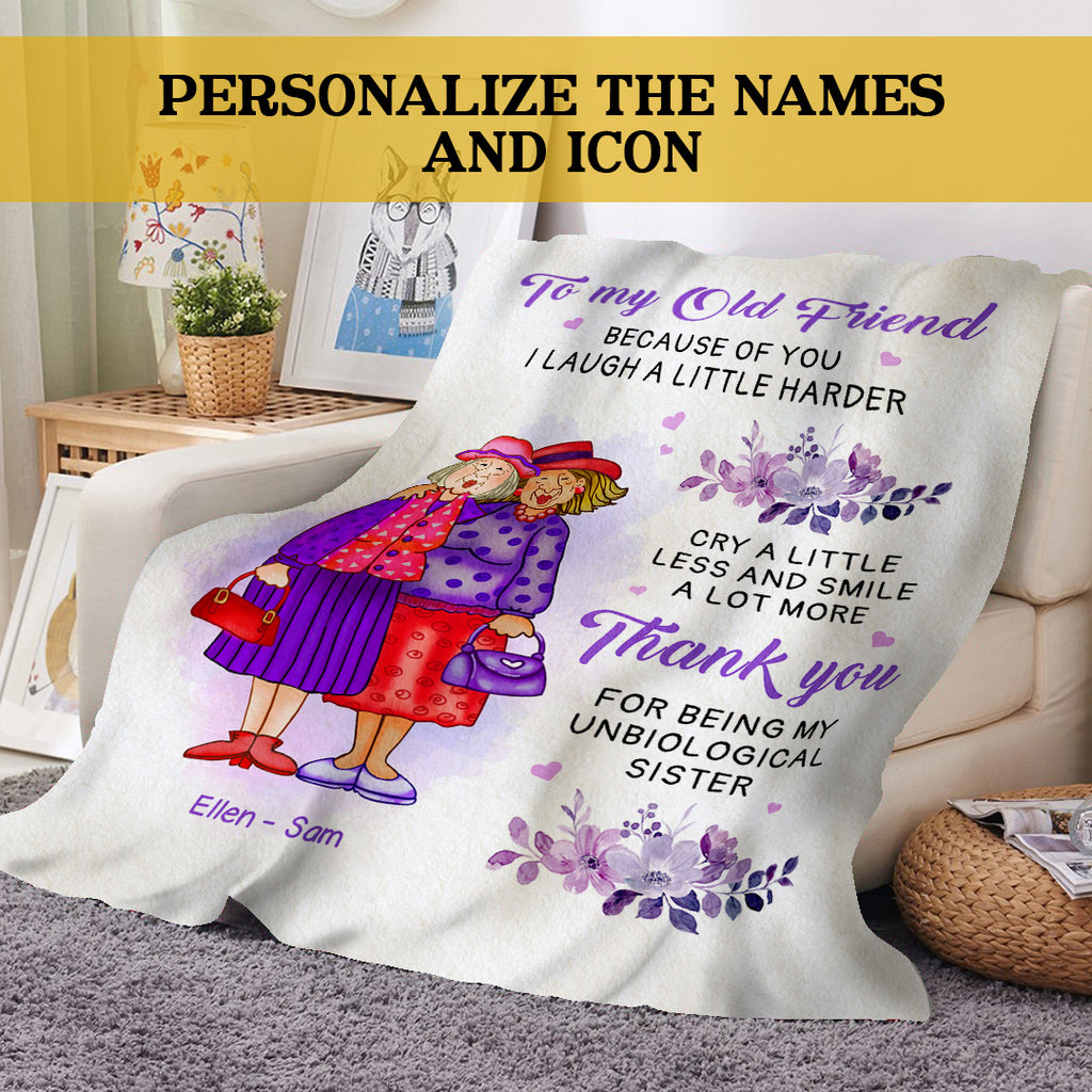 To my old friend  – Personalized Premium Blanket™ Ver.2