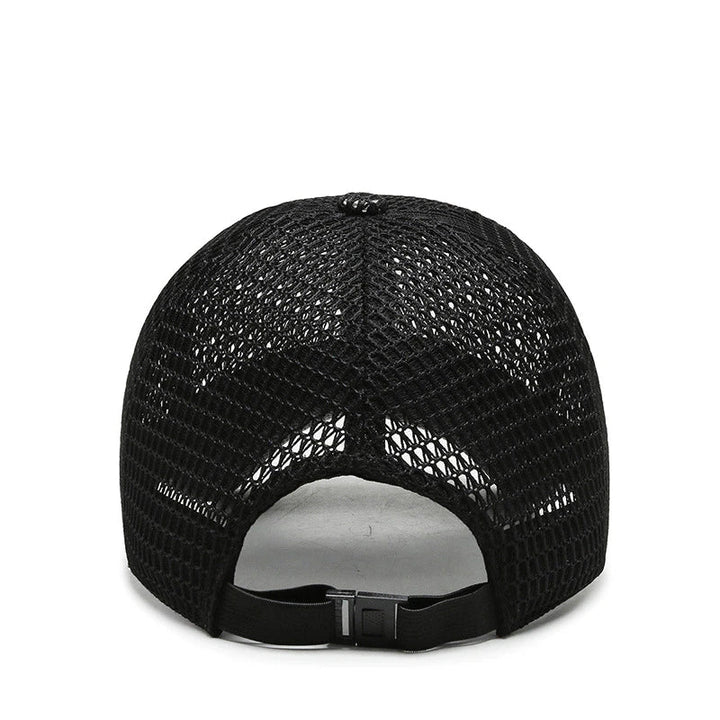 Men's Trucker Cap – Breathable Mesh Design, Adjustable Casual Summer Hat