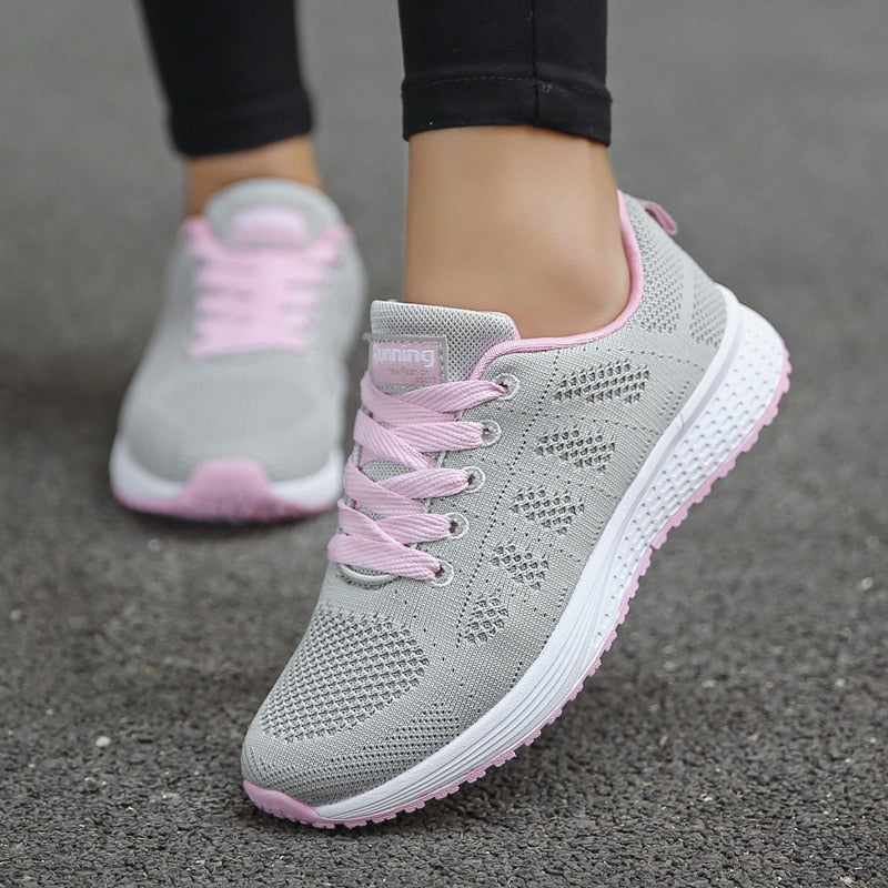 Womens Trainers – Breathable Mesh, Lightweight Casual Everyday Shoes