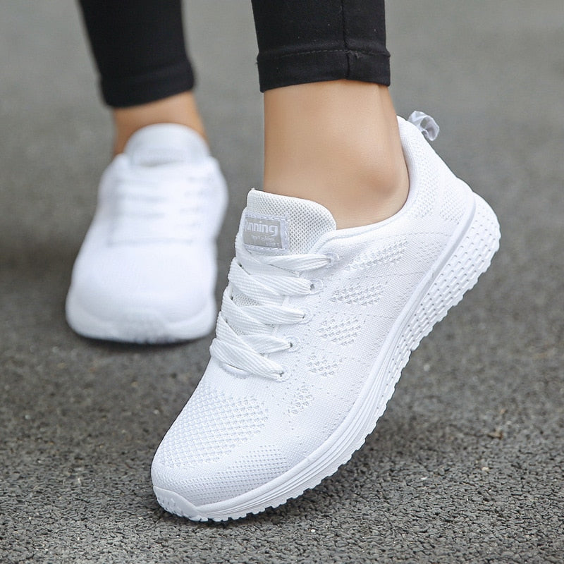 Womens Trainers – Breathable Mesh, Lightweight Casual Everyday Shoes