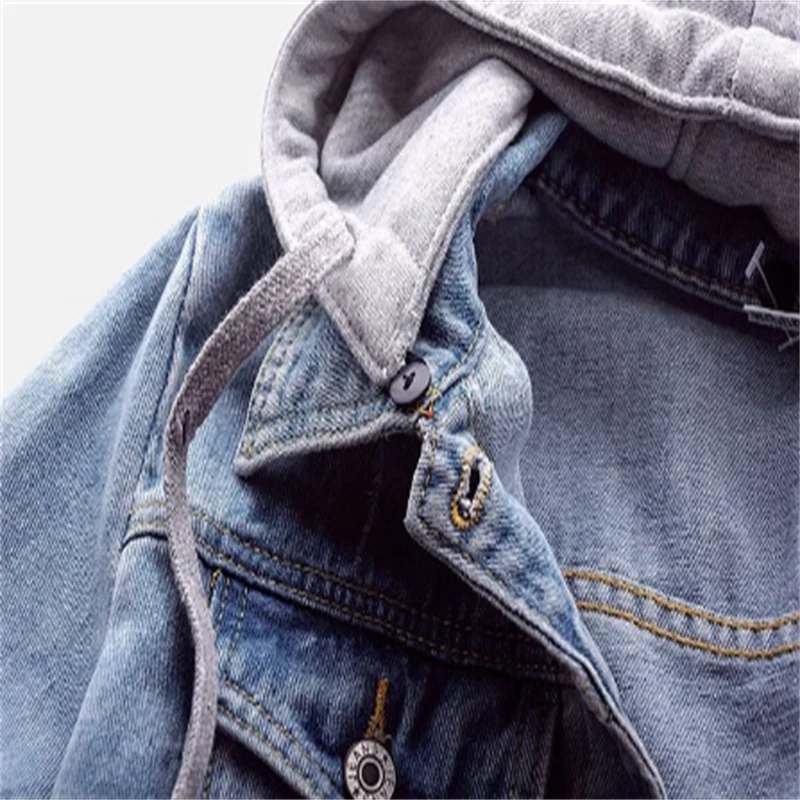 Women's Denim Jacket – Hooded, Relaxed Fit Casual Streetwear