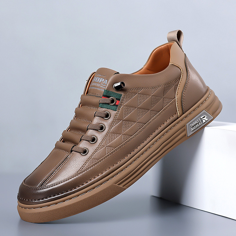 Men's Smart Trainers – Quilted Design, All-Day Comfort Smart Casual Wear