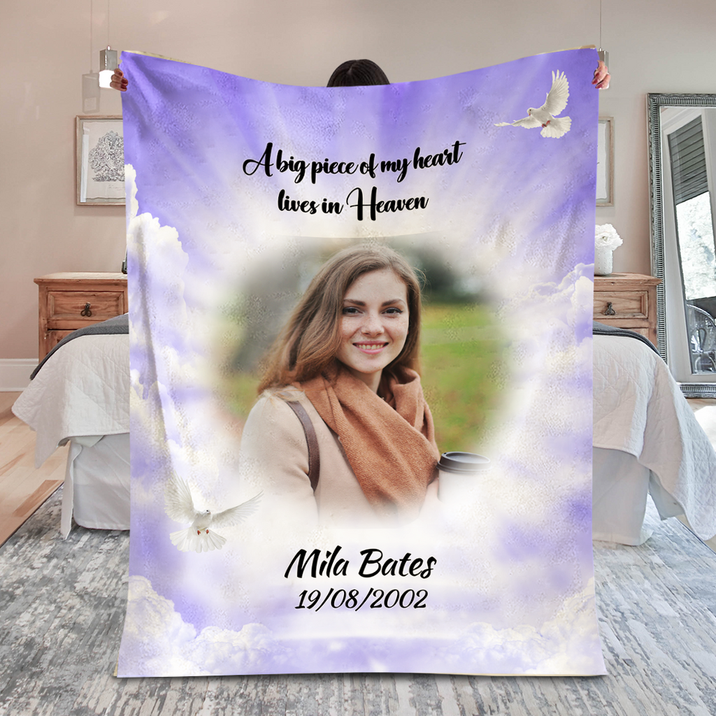 For a loved one in Heaven -  Personalized Premium Blanket™