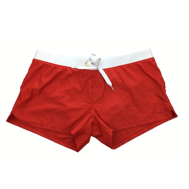 Men's Swim Shorts – Short Cut Trunks, Fitted Fashion Beachwear