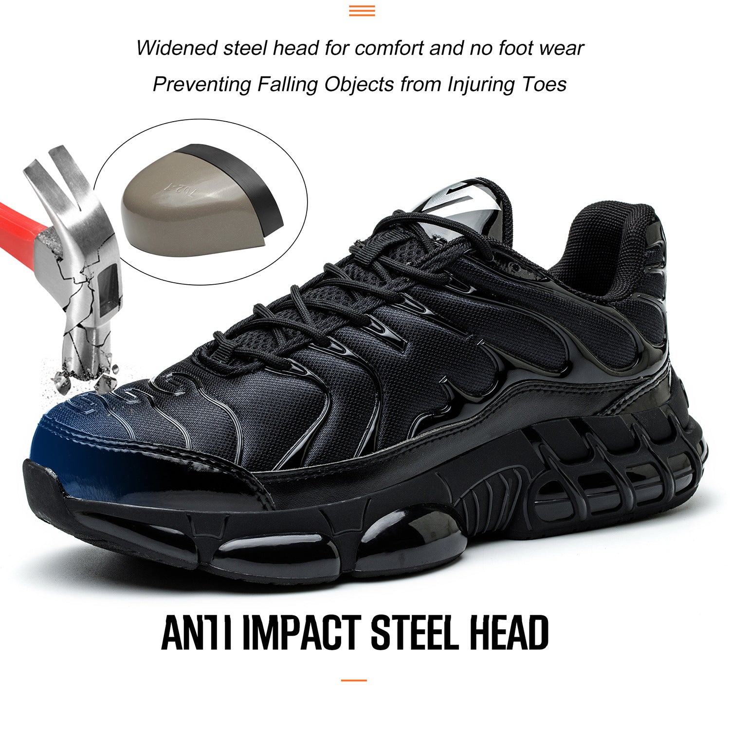 Men's Safety Trainers – Steel Toe Cap, Lightweight Industrial Workwear
