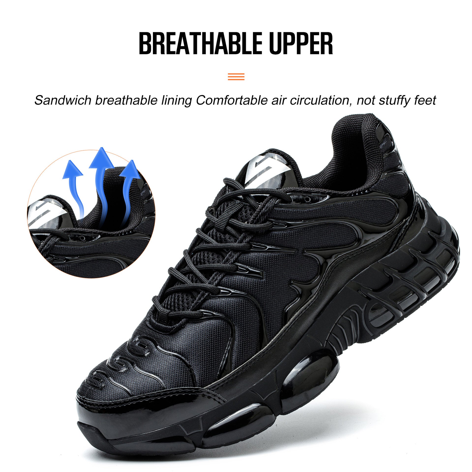 Men's Safety Trainers – Steel Toe Cap, Lightweight Industrial Workwear