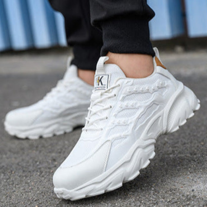 Men's Chunky Trainers – Minimalist Design, Cushioned Sole Casual Streetwear