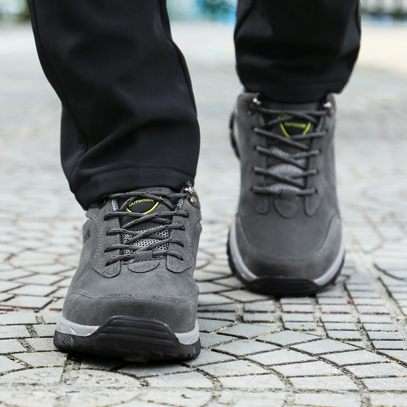 Men's Walking Shoes – Non-Slip Sole, Cushioned Outdoor Trainers