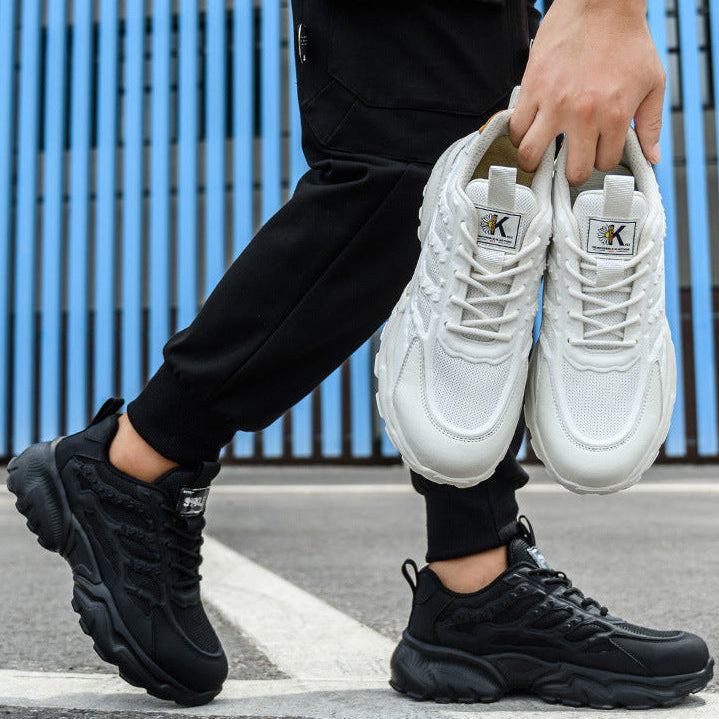 Men's Chunky Trainers – Minimalist Design, Cushioned Sole Casual Streetwear