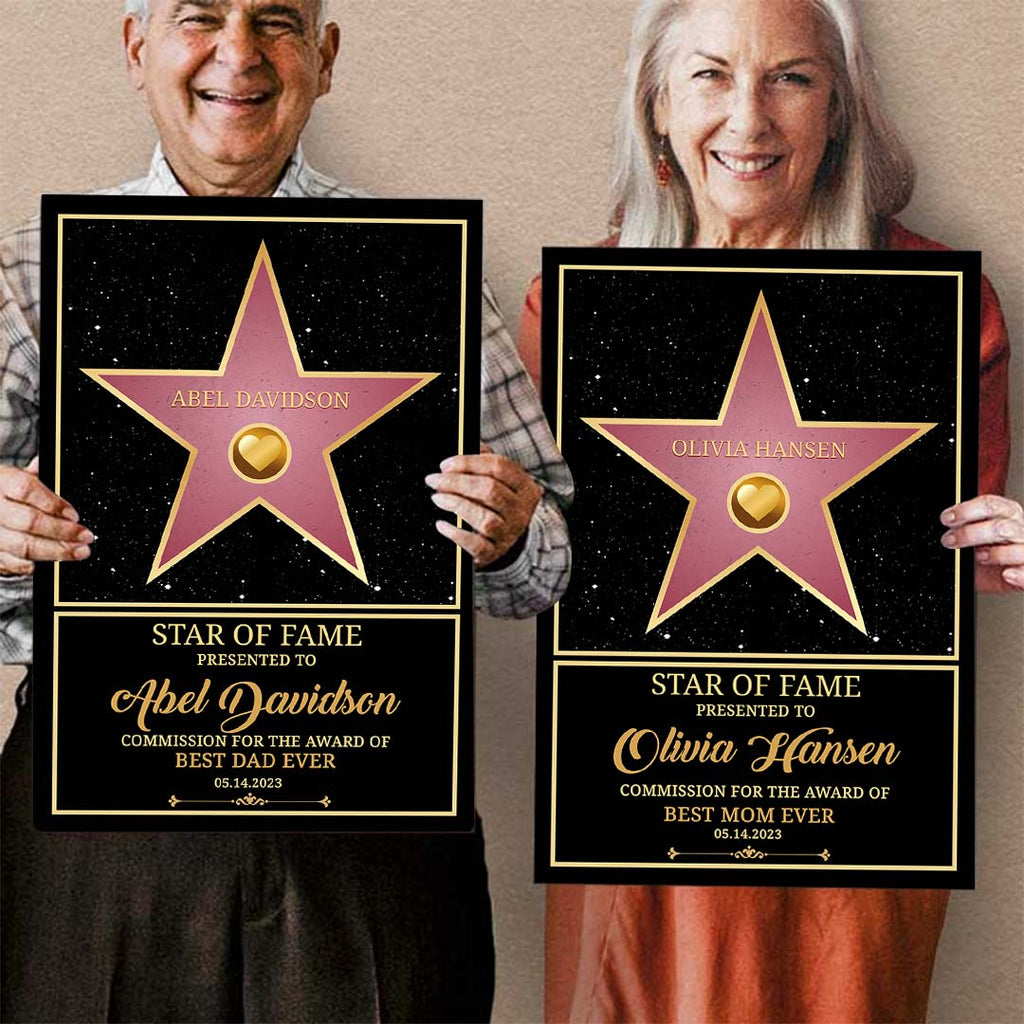 Personalized Star of Fame Award Poster™