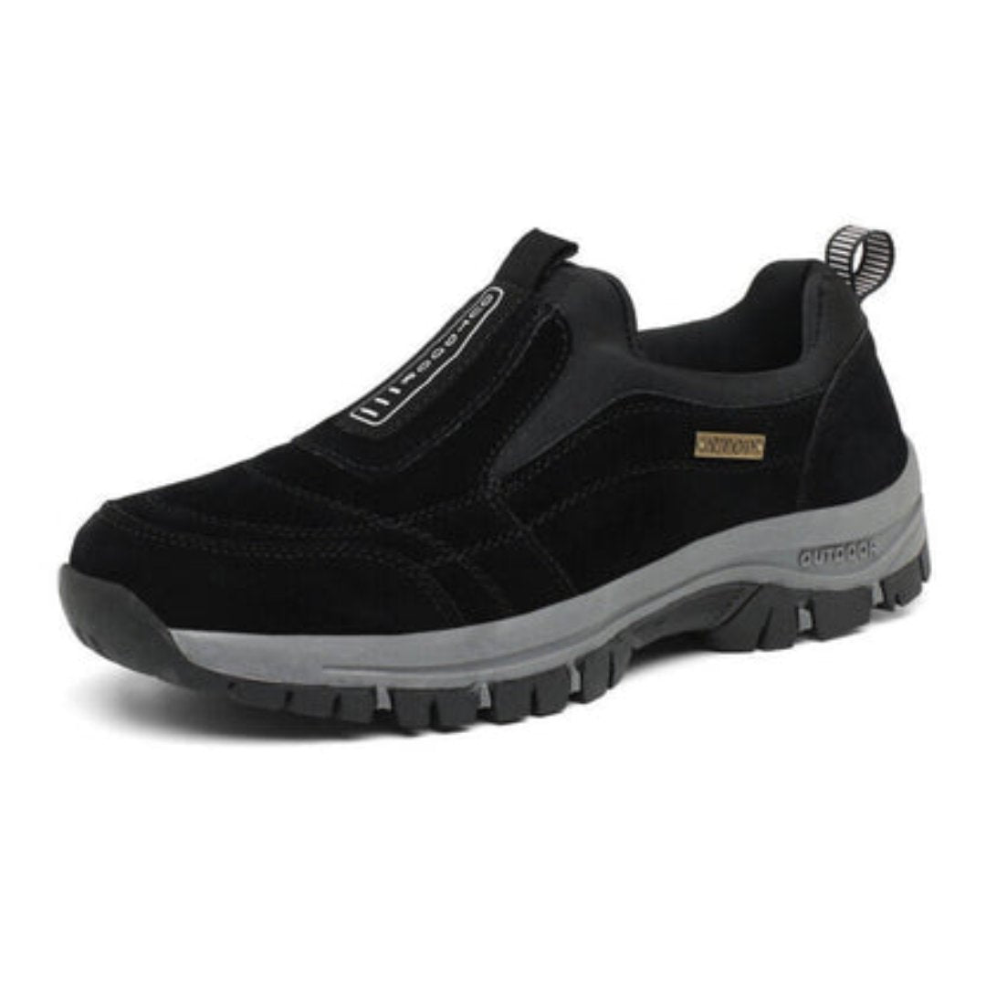 Men's Walking Shoes – Slip-On Design, Comfort Fit Casual Trainers