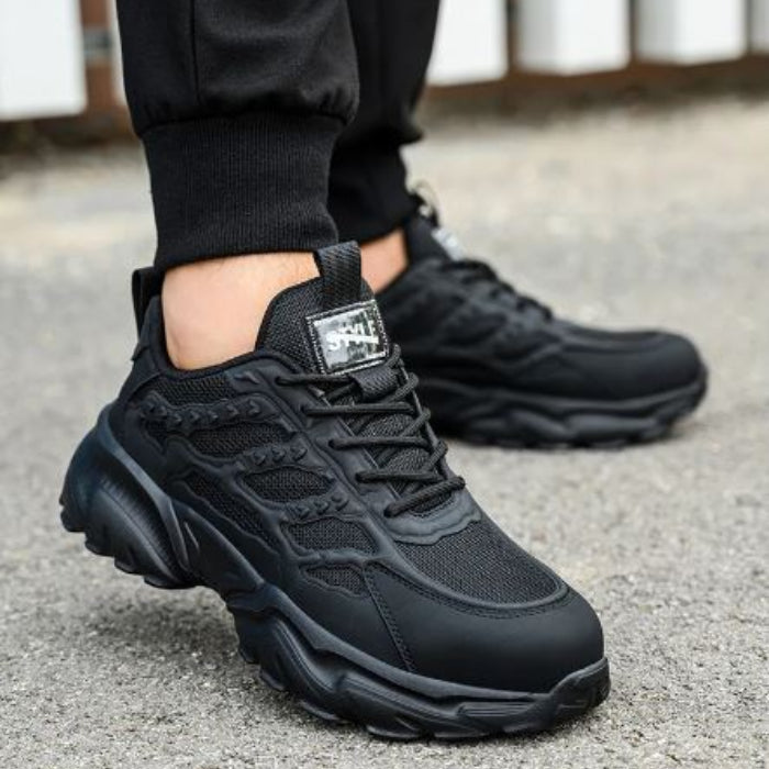 Men's Chunky Trainers – Minimalist Design, Cushioned Sole Casual Streetwear