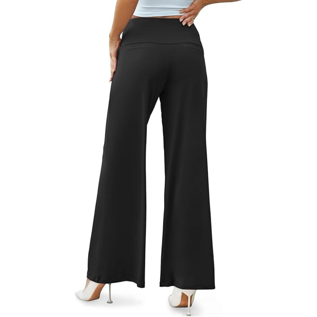 Women's Wide Leg Trousers – High Waisted, Comfy Lounge & Casual Wear