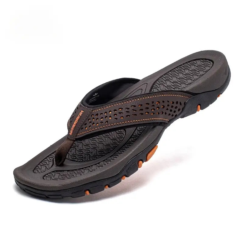 Men's Flip Flops – Cushioned Sole, Comfortable Summer Walking
