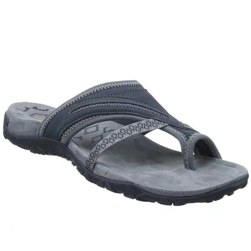 Ladies' Sandals – Toe Loop Design, Comfortable Summer Walking Shoes