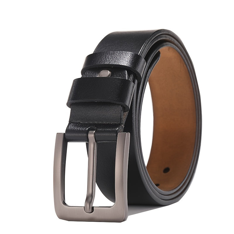 Men's Belt – Classic Pin Buckle, Smart Casual for Jeans & Trousers