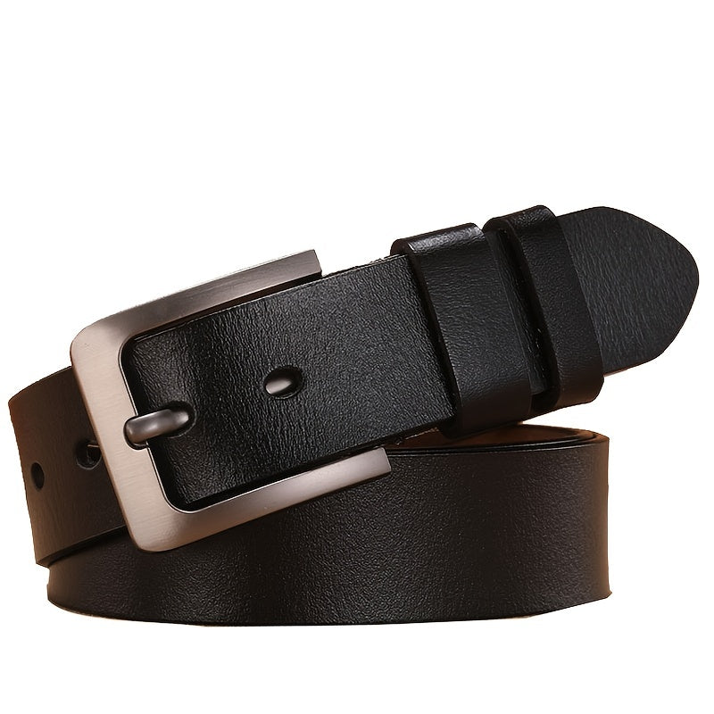 Men's Belt – Classic Pin Buckle, Smart Casual for Jeans & Trousers