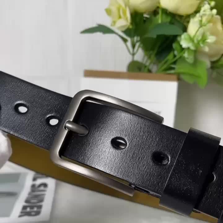 Men's Belt – Classic Pin Buckle, Smart Casual for Jeans & Trousers