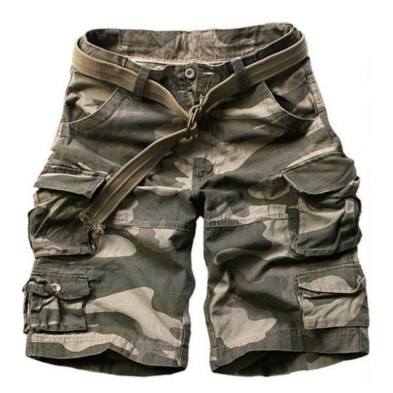 Men's Combat Shorts – Multi-Pocket, Relaxed Fit Holiday Wear