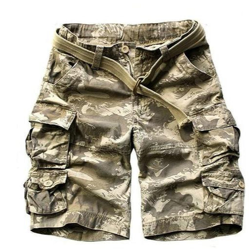 Men's Combat Shorts – Multi-Pocket, Relaxed Fit Holiday Wear