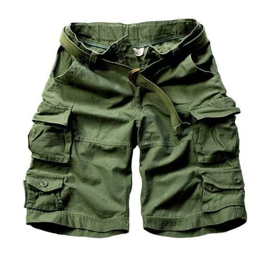 Men's Combat Shorts – Multi-Pocket, Relaxed Fit Holiday Wear