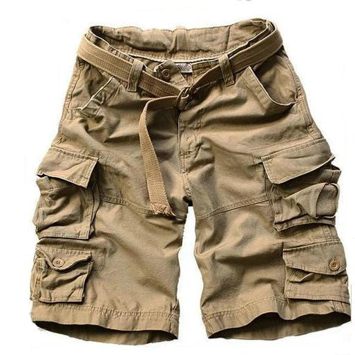 Men's Combat Shorts – Multi-Pocket, Relaxed Fit Holiday Wear