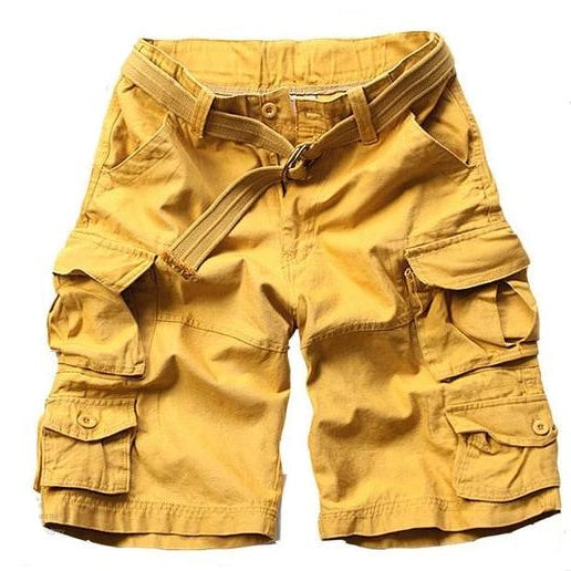 Men's Combat Shorts – Multi-Pocket, Relaxed Fit Holiday Wear