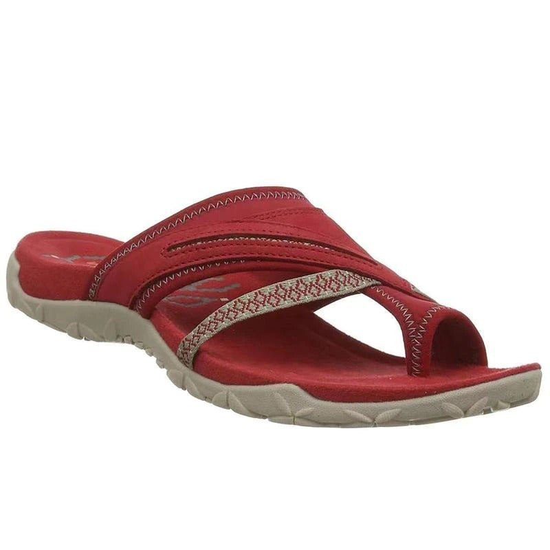 Ladies' Sandals – Toe Loop Design, Comfortable Summer Walking Shoes