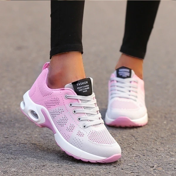 Women's Trainers – Air Cushion Sole, Breathable Gym & Walking Shoes